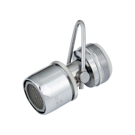 Keeney Mfg Whedon SaverAerator Dual Thread 15/16 in.-27M x 55/64 in.-27F Chrome Plated Swivel Aerator SV5C